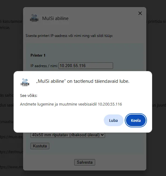 Õiguste määramine (eesti keeles)